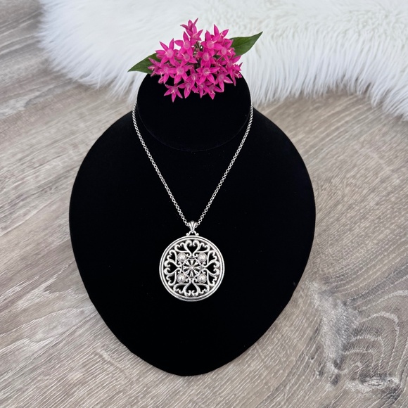 BRIGHTON Emma Pearl and Crystal Reversible Adjustable Necklace - Picture 10 of 10